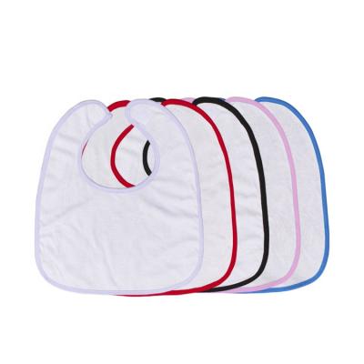 China New Arrival Washable OEM Personalized Design Baby Bib Sublimation Printable Infant Baby Bibs for sale