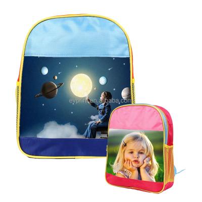 China Fashion OEM Design Kids Waterproof Hot Selling Printable School Bags Blank Sublimation School Bag for sale