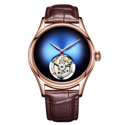 China Power Reserve RTS True Luxury Tourbillon Watches Steam Dial Skeleton Watch Mens Mechanical Automatic Power Reserve Hours Wristwatch for sale