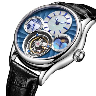 China Unique Mechanical Watch Men Tourbillon Water Resistant Watches Automatic Watch Relogio for sale