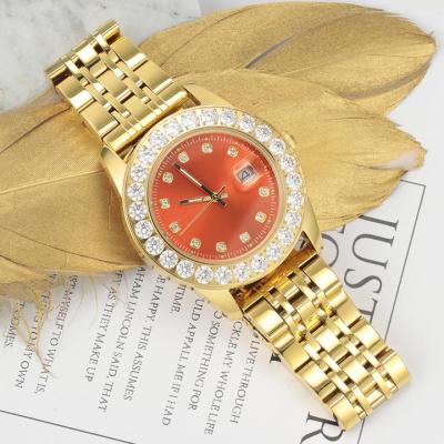 China Day/Date Hip Hop Luxury Full Diamond Watch Men Wirst Jewelry for sale