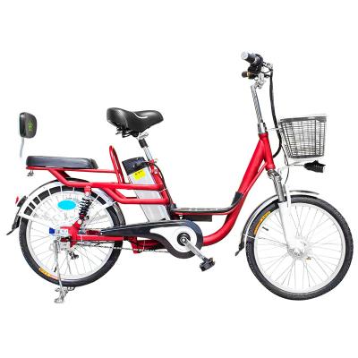 China Iron Frame Janobike Q6 Cheap Electric Bicycle 240W Motor Battery Price E Bike Fat Tire Road European Warehouse for sale