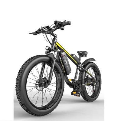 China Aluminum Alloy Janobike E26 Disc Brake Electric Bicycle 1000W Motor Battery Price E Bike Fat Tire Road European Warehouse for sale