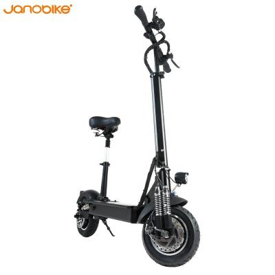 China Janobike Unisex 10 Inch 2000W Two Wheels Motor Removable Battery Collapsible Folding Powered Off Road Electric Scooter for sale