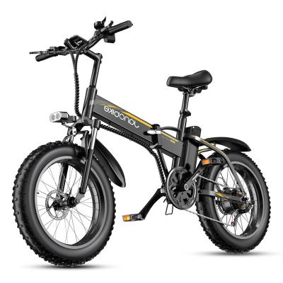 China Janobike 2020 Hot Sale Europe Mountain Aluminum Alloy Fat Tire 20Inch Electric Bicycle 48V E Bike for sale