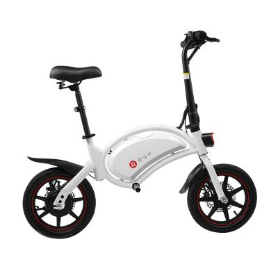 China MINI Janobike 2020 New Design White 14 Inch Folding E Bike China Cheap Electric Bicycle for sale