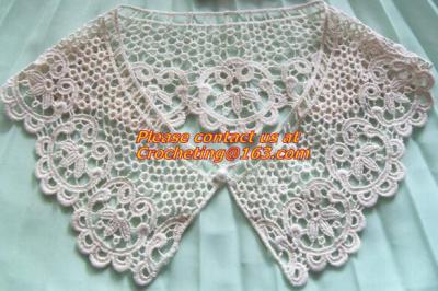 Chine Collier magnifique de Faux d'encolure de motif de fleur de rétro de mode de coton de crochet collier de dentelle pour le Dr. à vendre