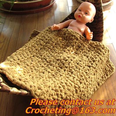 China baby photo props handmade knit baby blank, table cover, handmade crochet, blanket, clothes for sale