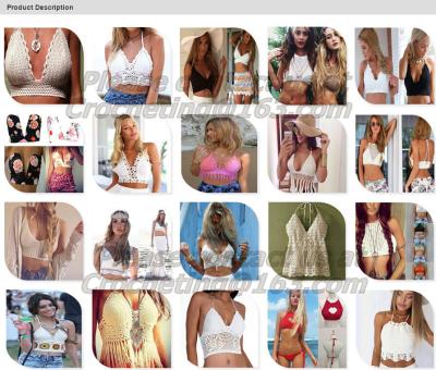 China Sexy Crochet Crop Top Tank Women Lace Trim Camisole T Shirt Women Blusas Femininas Blusa for sale