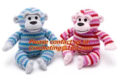 China OEM Stuffed Toy,Custom Plush Toys,crochet animal toy, 100% cotton yarn custom toys, monkey for sale