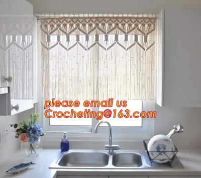 China MACRAME CURTAINS, MACRAME TEA COASTER, MACRAME TABLE CLOTH, MACRAME LADY DRESS for sale