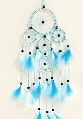 China Party Decoration pretty Colors Available Wholesale Indian Feather Dream Catcher for sale