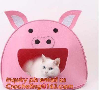 China soft felt pet house, Pet Beds & Accessories, Felt pet house, Felt cats pet bed, felt pet house for dog or cats for sale