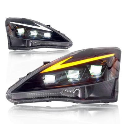 China Auto Led Headlight Auto Parts Modified Car Headlight Led Headlight For Lexus IS250/IS300 With Daytime Running Lights for sale