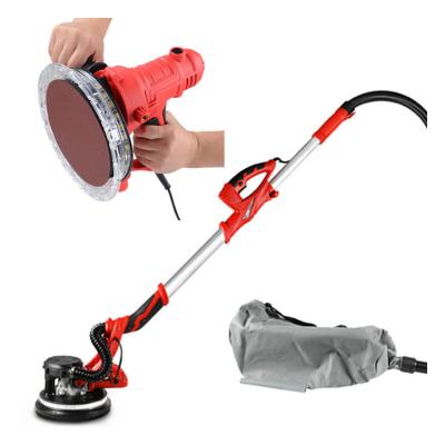 China 225mm Wall Grinding Machine Floor Polisher Grinder Drywall Concrete Wall Sander 1050W Wall Sander with LED 112*28*21cm for sale