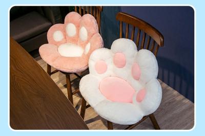 China Home Decor Cushion Cartoon Bear Cat Paw Lazy Sofa Meditation Floor Cushion Floor Cushions for sale