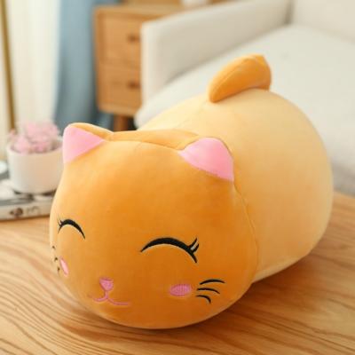 China Cute Lovely Cartoon Amazon Gift Cat Doll Round Eyed Kitten Plush Pillow Gift Stuffed Toy Manufacturer Wholesale for sale