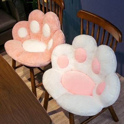 China Non-toxic Cute Lazy Bear Paw Chair Cushion Cat Paw Plush Pillows Soft Comfortable Sofa Cushions Office Chair Seat for sale