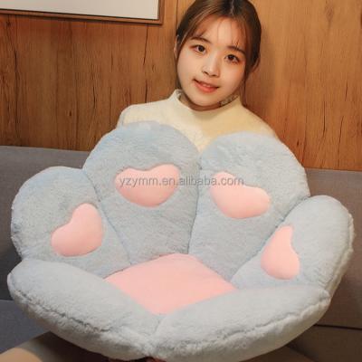 China Home Decor Cushion Cartoon Bear Cat Paw Lazy Sofa Meditation Floor Cushion Floor Cushions for sale