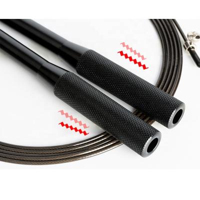 China Adjustable Rope Length Steel Wire PVC Aluminum Rope Custom Weighted Jumping Speed ​​Jump Rope For You for sale