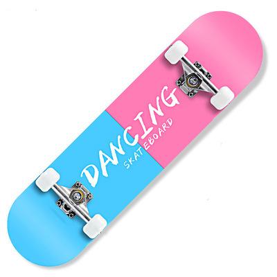 China Wholesale Adult Complete Skateboard Kick Pad Double Board 8 Layer Maple Deck Canadian Skateboard For Kids Youth Adults for sale