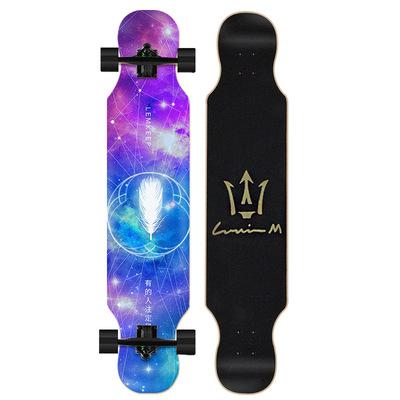 China Outdoor High Rebound 95A PU Waterproof Adult Truck ABEC 11 Wheel Maple Adult Kids Double Kick Symmetrical Concave Skateboard for sale