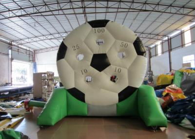 China High Durability Inflatable Football Games waterproof PVC inflatable football shooting games for sale