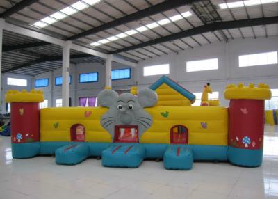 China Casa de diversión inflable de los niños de la despedida de la casa del PVC de la casa del uso del elefante de los animales animosos inflables inflables animales lindos del perro en venta