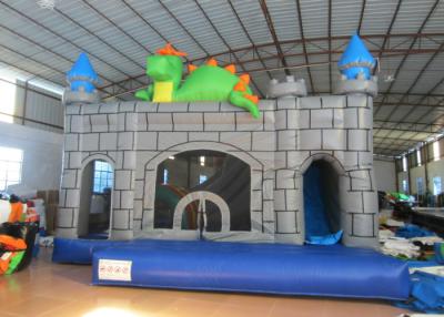 China Dragon Design Inflatable Jump House Waterproof Digital Printing 6 X 6m For Amusement Park for sale