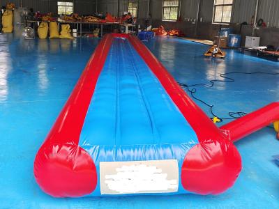 China Slide de agua de lona de PVC de calidad comercial Accesorio Juego de agua inflable Slide largo para adultos en venta