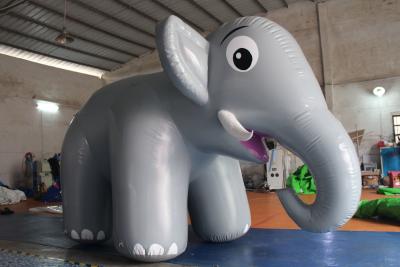 China Customized Airtight Standing Inflatable Elephant Cartoon For Commercial Activity for sale