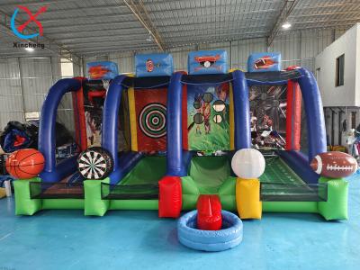 Cina Commerciale ODM/OEM Outdoor Interactive Inflatable Sport Game Inflatable Ball Shot Game in vendita