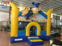 China Fabricante Inflables Minions Niños Inflables Casa de Salto con Pintura Digital en venta