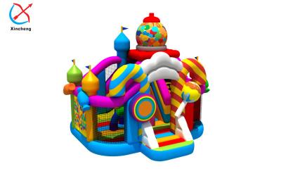 China Supplier Inflatable Combos Happy Easter Candy Theme Inflatable Bouncy House Castle for sale