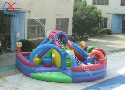 China Factory OEM/ODM Inflatable Fun City Funny Inflatable Bouncy House With Slide Castle for sale