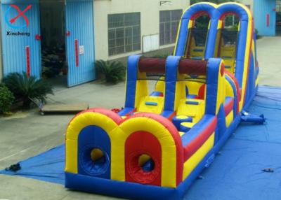 China Customized Inflatable Obstacle Course Inflatable Bouncy Jumping Castle With Slides for sale