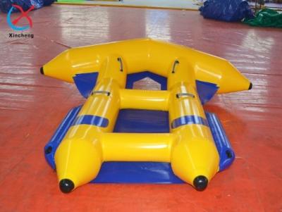 China Factory Inflatable Flying Fish Water Games Boat Inflatable Banana Water Double Sled for sale