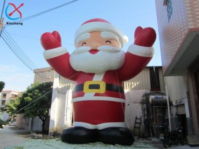 China Customzied Attractive Outdoor Inflatable Christmas Decorations Santa Claus for sale