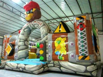 China Leverancier De Gorilla opblaasbare Fun City opblaasbare Jumping House pretpark Te koop