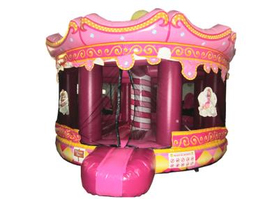 China Casa de salto inflable redonda tiovivo gorila inflable princesa inflable castillo hinchable en venta