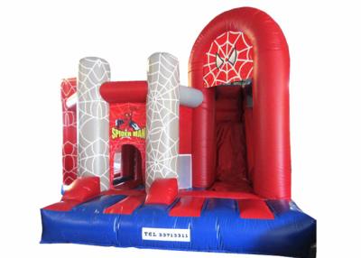 China 5 em 1 combo inflável clássico inflável Spiderman castelo inflável material de PVC casa de salto inflável para venda à venda