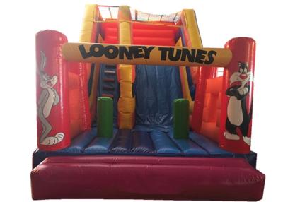 China PVC Rabbit Simple Inflatable Dry Slide Looney Tunes Waterproof EN14960 SGS CE for sale