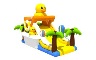 China Toboáguas gigantes infláveis ​​infláveis ​​Duck Animal Dry Funworld para crianças e adultos à venda