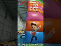 Popular Commercial Inflatable Slides PAW Patrol Theme Inflatable Slides Castle For Kids And Adults