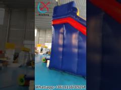 Commercial 0.55mm pvc Tarpaulin Giant Inflatable Slides Outdoor Inflatable Water Slides Castle