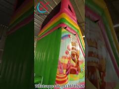 Inflatable Dry Slides Candy House Inflatable Slides Castle