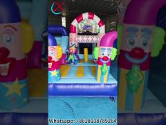 Factory Inflatable Colorful Candy Inflatable House and Slide Jumping Castle