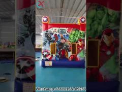 Factory Captain America Comics Themed Indoor Outdoor Custom Bouncy Castle Jumps