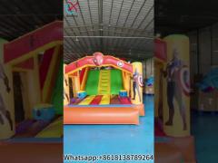 Factory Commercial Inflatable Sports Game Spider-Man Game Jumping Castle