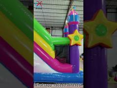 Manufacturer Inflatable Bouncy House With Slide New Design Unicorn Inflatable Combo